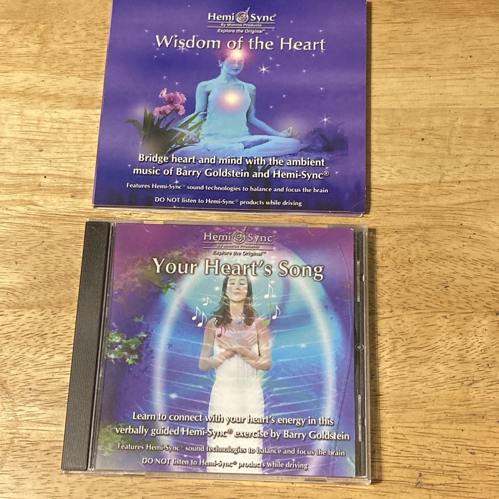 Hemi-Sync CD. Your Heart's Song‎ & Wisdom Of The Heart Music of Barry Goldstein